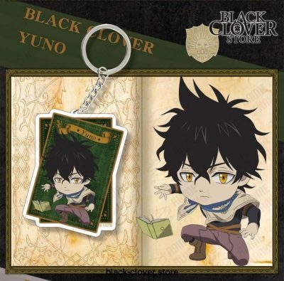 2021 Black Clover Acrylic Key Ring Pendant Toys