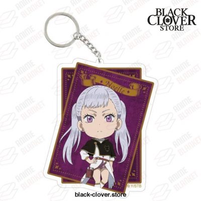 2021 Black Clover Acrylic Key Ring Pendant Toys Noelle Silva