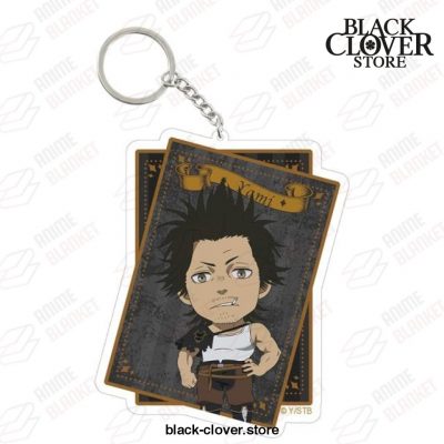 2021 Black Clover Acrylic Key Ring Pendant Toys Yami Sukehiro