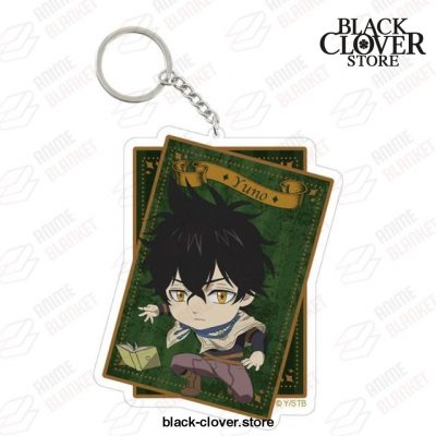 2021 Black Clover Acrylic Key Ring Pendant Toys Yuno