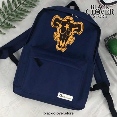 2021 Black Clover Backpack - Bull Logo Navy Blue