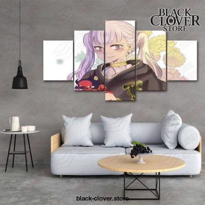 5 Pieces Black Clover Noelle Silva Canvas Wall Art