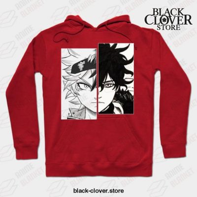 Asta And Yuno Hoodie Red / S