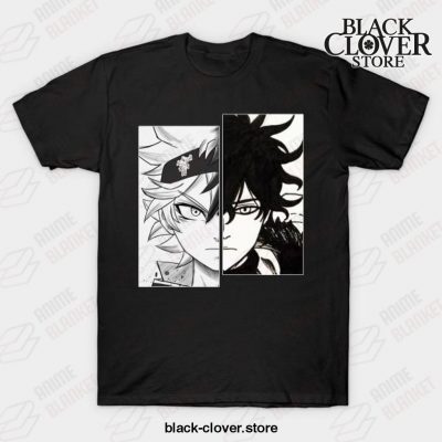 Asta And Yuno T-Shirt Black / S