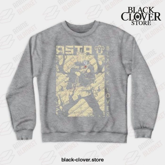 Asta Black Bulls Crewneck Sweatshirt Gray / S