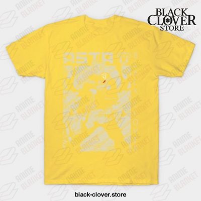 Asta Black Bulls T-Shirt Yellow / S