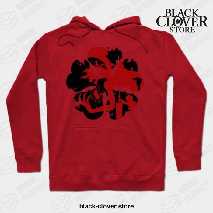 Asta Black Clover Hoodie Red / S