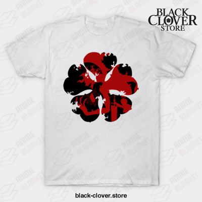 Asta Black Clover T-Shirt White / S