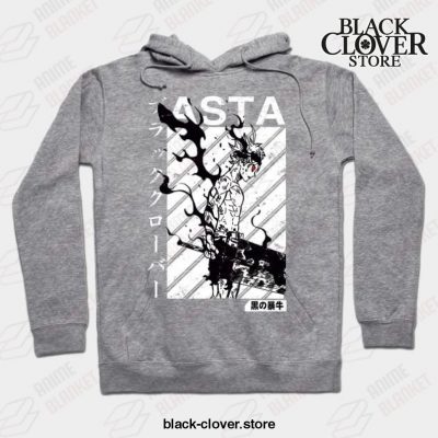 Asta Black Clover Vintage V1 Hoodie Gray / S