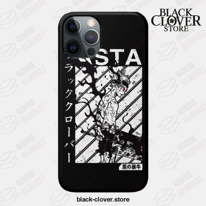 Asta Black Clover Vintage V1 Phone Case Iphone 7+/8+ / Style 1