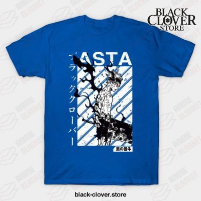 Asta Black Clover Vintage V1 T-Shirt Blue / S