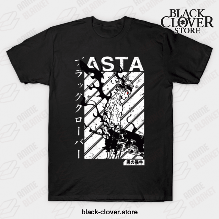 Asta Black Clover Vintage V1 T-Shirt / S