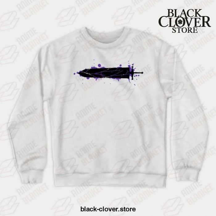 Asta Sword (Black Clover) Crewneck Sweatshirt White / S
