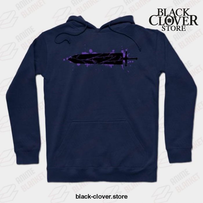 Asta Sword (Black Clover) Hoodie Navy Blue / S