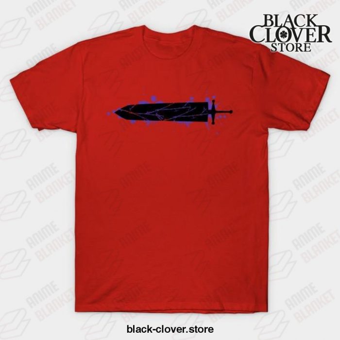Asta Sword (Black Clover) T-Shirt Red / S