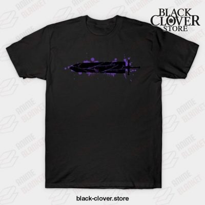 Asta Sword (Black Clover) T-Shirt Black / S