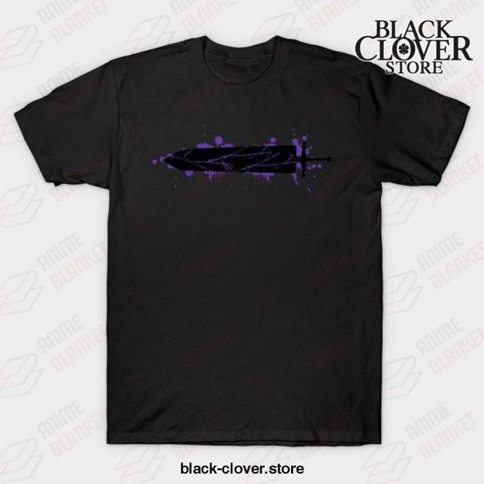 Asta Sword (Black Clover) T-Shirt Black / S