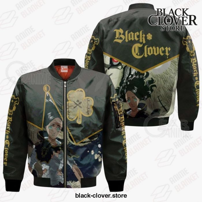 Black Bull Charmy Custom Shirt Clover Anime Jacket Va11 Bomber / S All Over Printed Shirts