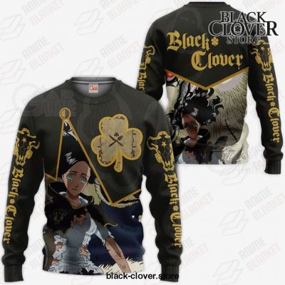 Black Bull Charmy Custom Shirt Clover Anime Jacket Va11 Sweater / S All Over Printed Shirts