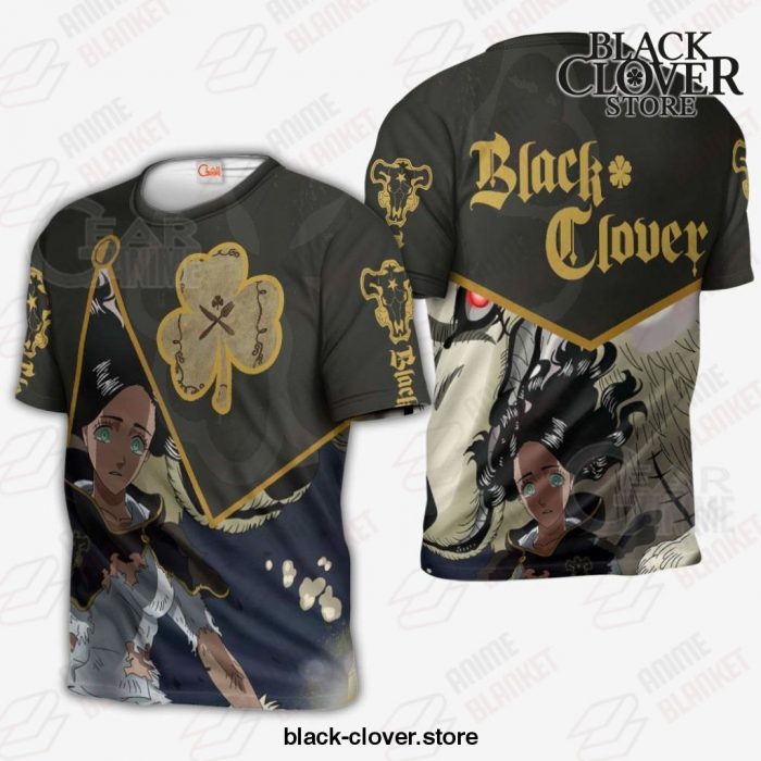 Black Bull Charmy Custom Shirt Clover Anime Jacket Va11 T-Shirt / S All Over Printed Shirts