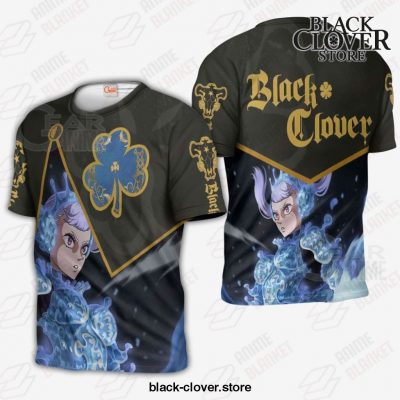 Black Bull Noelle Silva Custom Shirt Clover Anime Jacket Va11 T-Shirt / S All Over Printed Shirts