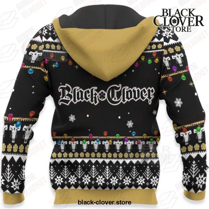 Black Bull Ugly Christmas Sweater Clover Anime Xmas Gift Va11 All Over Printed Shirts