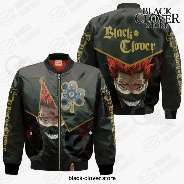 Black Bull Zora Ideale Custom Shirt Clover Anime Jacket Va11 Bomber / S All Over Printed Shirts