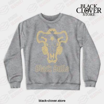 Black Bulls Crewneck Sweatshirt Gray / S