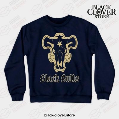 Black Bulls Crewneck Sweatshirt Navy Blue / S