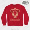 Black Bulls Crewneck Sweatshirt Red / S