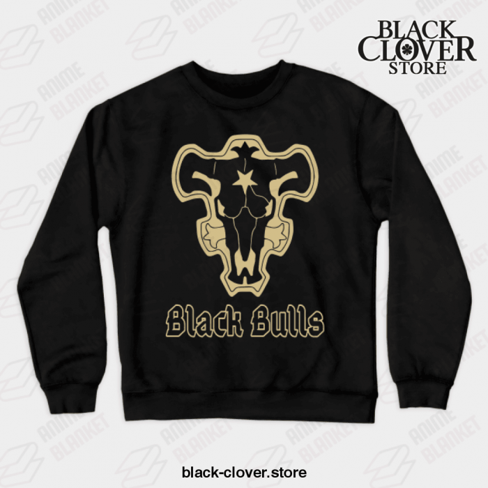Black Bulls Crewneck Sweatshirt / S