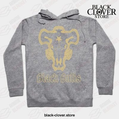 Black Bulls Hoodie Gray / S