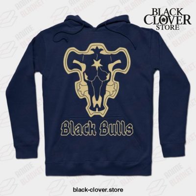 Black Bulls Hoodie Navy Blue / S