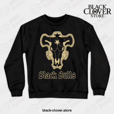 Black Bulls Logo Crewneck Sweatshirt / S