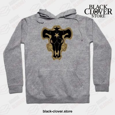 Black Bulls Logo Hoodie Gray / S
