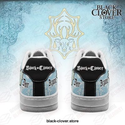 Black Clover Air Force Shoes - Magic Knights Squad Azure Deer Sneakers
