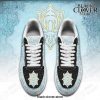 Black Clover Air Force Shoes - Magic Knights Squad Azure Deer Sneakers