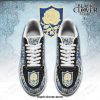 Black Clover Air Force Shoes - Magic Knights Squad Blue Rose Sneakers Anime