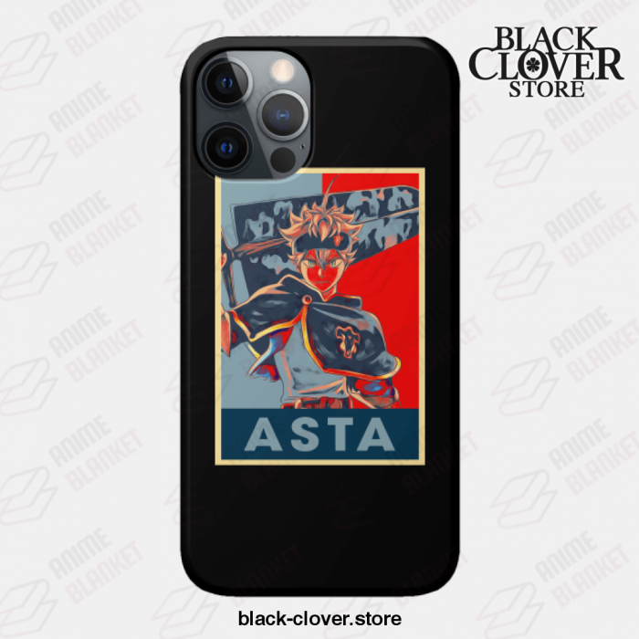 Black Clover Anime - Asta Phone Case Iphone 7+/8+ / Style 1