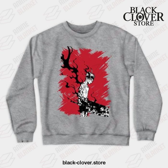 Black Clover Anime - Asta Sweatshirt Gray / S