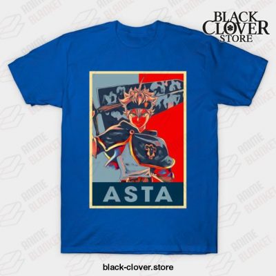 Black Clover Anime - Asta T-Shirt Blue / S