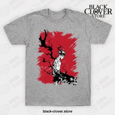 Black Clover Anime - Asta T-Shirt Gray / S