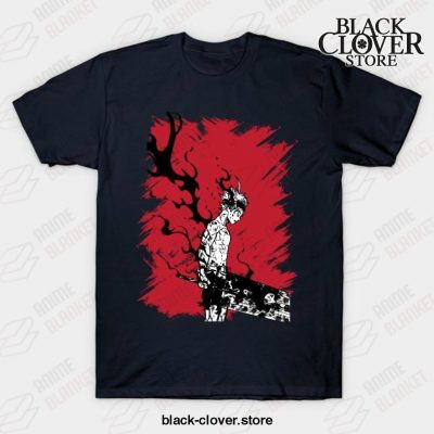 Black Clover Anime - Asta T-Shirt Navy Blue / S