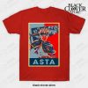 Black Clover Anime - Asta T-Shirt Red / S