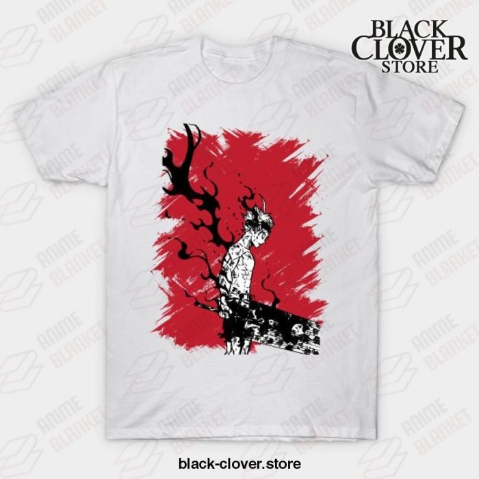 Black Clover Anime - Asta T-Shirt White / S