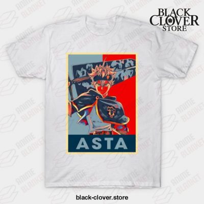 Black Clover Anime - Asta T-Shirt White / S