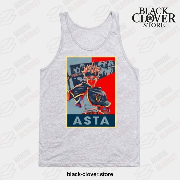 Black Clover Anime - Asta Tank Top Gray / S