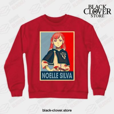 Black Clover Anime - Noelle Silva Crewneck Sweatshirt Red / S