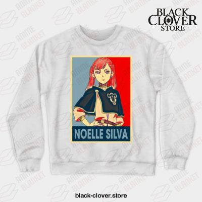 Black Clover Anime - Noelle Silva Crewneck Sweatshirt White / S