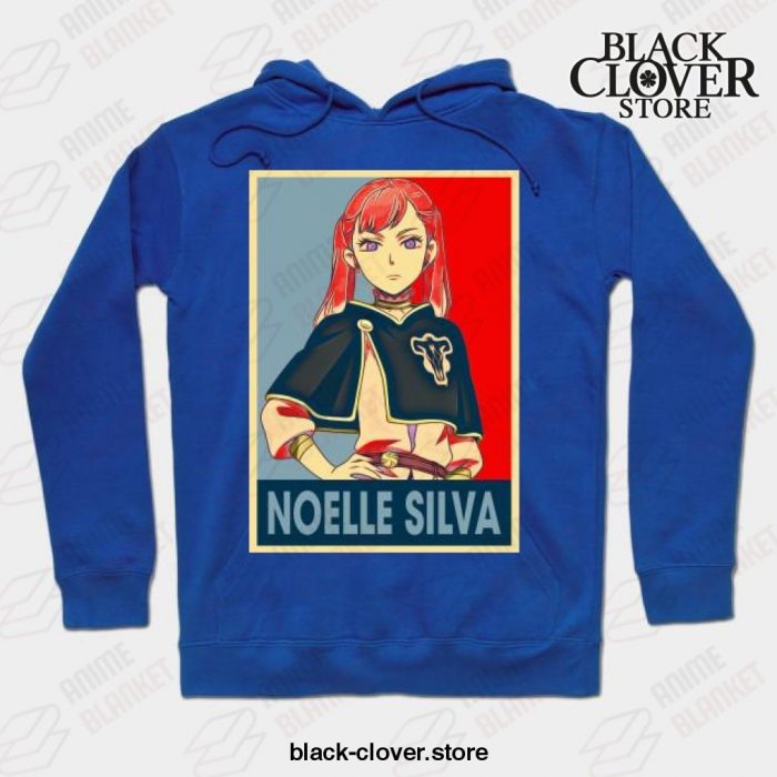 Black Clover Anime - Noelle Silva Hoodie Blue / S